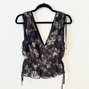 All Saints Maia Viola Top